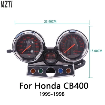 MZTI - Мотоциклети Инструмент Възел За Хонда CB400 1995 1996 1997 1998 LCD Червен Километраж