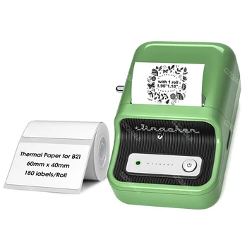 Niimbot B21 Мини Принтер за етикети Преносим Джобен Производител на Стикери Bluetooth Термоклеящийся Этикетировщик Бърз печат За домашна употреба В офиса B1