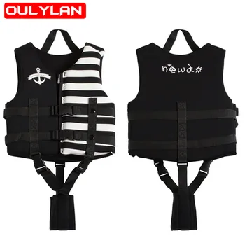 Oulylan, нов неопреновый спасителна жилетка за деца, спасителни жилетки за момчета и момичета, жилетки за сърфиране, Гмуркане, Флотация, помощ на детето на плуване