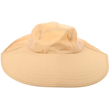 Para Hombres La Рибарска шапка с широка периферия, козирка, купол щит, наметало, плажна дамски сянка, летни найлонови шапки-козирки, Miss