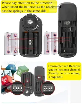 Pixel RW-221 Безжичен Таймер за освобождаване на затвора дистанционно управление (DC0 DC2 N3 E3 S1 S2) Кабел За фотоапарати Nikon Canon, Sony VS TW283 RC-6