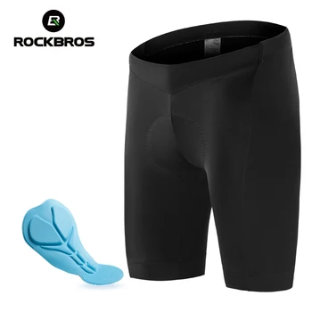 ROCKBROS, колоездене, спортни къси панталони с подплата За мъже, велосипедни шорти за велоспорта, Дишащи Противоударные Удобни Светлоотразителни Чорапогащник Slim Fit