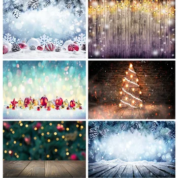 SHUOZHIKE Коледен Сън, фон за снимки, Снежен човек, Коледна елха, Фонове за фото студио, подпори 211220 GBSD-02