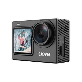 SJCAM SJ6 Pro Екшън-каска с двоен екран 4K, Спортна DV камера, Водоустойчива камера с двойна екран 4K 60 Кадъра в секунда, 6-Axial Гироскопическая стабилизация на 165 ° ОБСЕГ