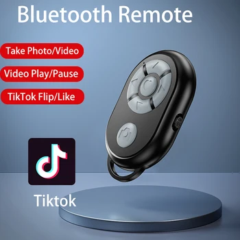 TK Bluetooth дистанционно за управление на Видео камера За мобилен телефон iPhone, Android Универсално дистанционно управление за Tiktok Movie Page