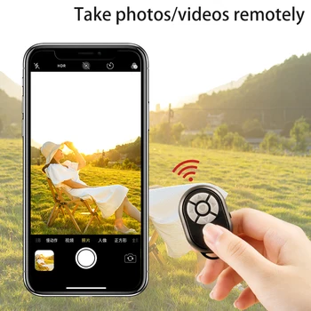 TK Bluetooth дистанционно за управление на Видео камера За мобилен телефон iPhone, Android Универсално дистанционно управление за Tiktok Movie Page