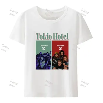 Tokio Hotel / Мъжки специални тениски, Ризи с къс ръкав, Мъжки t-shirt, Дамски дрехи, Zevity Y2k, градинска дрехи, дамски блузи за фитнес зала