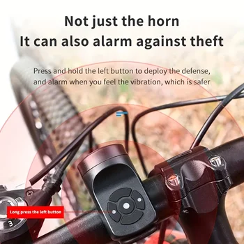 USB Акумулаторна Велосипедна Мотоциклетът аларма, Електрически звънец, Рог, 4 режима, Планински път, Велосипедна аларма, клаксон, Аксесоари за Велосипеди