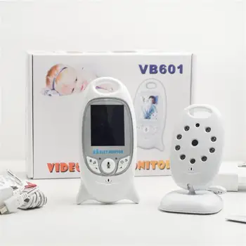 VB601 Безжичен Аудио Видео на бебето следи за Нощно Виждане Радио гледане на деца Музикален Домофонна система IR 24 Часа Преносима Детска Помещение Детска Бавачка