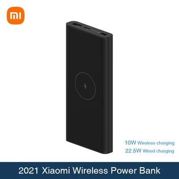 Xiaomi Безжичен Power Bank 10000 ма WPB15PDZM USB C Mi Powerbank 10000 Qi Бързо Безжично Зарядно Устройство за Преносим Зареждане Powerbank