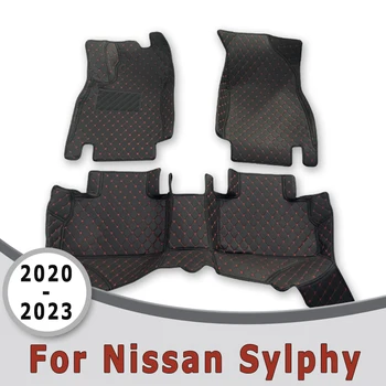Автомобилни постелки за Nissan Sylphy 2022 2023 2020 2021, Килими за автомобил, Детайли на интериора, Аксесоари, стоки, превозни средства, водоустойчиви подложки