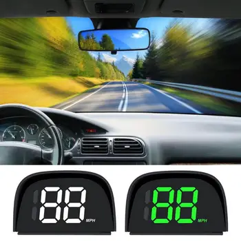 Автомобилният цифров скоростомер Универсален автоматичен централен дисплей, USB plug Авто Hud GPS за измерване на скоростта Измерване на пробег за автомобили