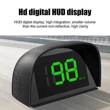 Автомобилният цифров скоростомер Универсален автоматичен централен дисплей, USB plug Авто Hud GPS за измерване на скоростта Измерване на пробег за автомобили