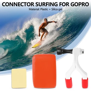 Аксесоари за Go pro, комплект за закрепване на устата, Скоби за сърфиране, жак за сърфиране за Gopro Hero 6 5 4 3+ за SJ4000 за Xiaomi VP409