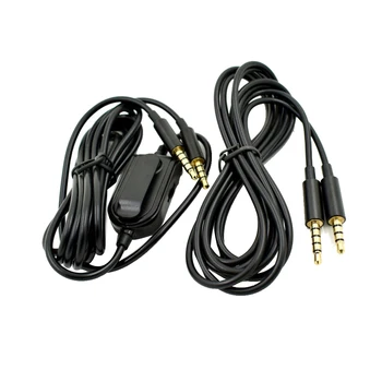 Аудио кабел за слушалки Logitech Astro A10 A40 A40 A30 Детска слушалки Слушалки с Кабел, аудио кабел (Регулатор на силата на звука)