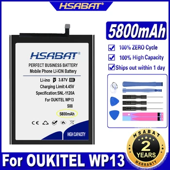 Батерия HSABAT S88 5800 mah батерии за смартфони OUKITEL WP13 с диагонал 6,52 инча
