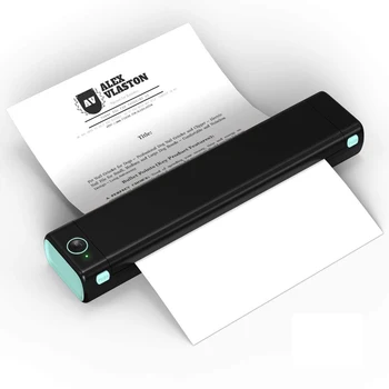 Безжичен мобилен принтер Phomemo за генериране на бар-код, преносим Bluetooth Mini HD A4 за компютър, телефон Android и iOS за офис