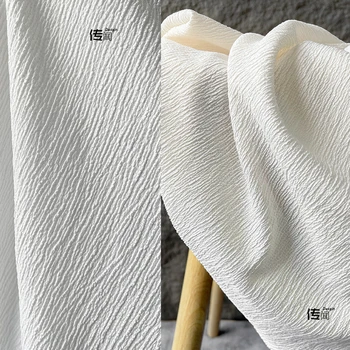 Бяла Жаккардовая плат на Тъмната Шарка Креативна облекло Дизайнер Дрехи на Едро Плат за шиене със собствените си ръце Apaprel Метър плат Материал