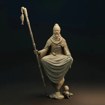 В разглобено формата 1/24 древен човек, войници, Гросмайстор Дзен, фигурка от смола, миниатюрни модела комплекти, неокрашенный