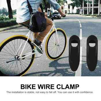Велосипеден Пластмасов Маркуч Велосипедна Рамка на Велосипедни Линия Скоба за Тръба Държач за захващане тел