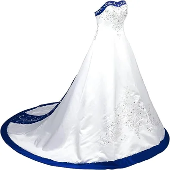 Вечерна рокля Serendipity за тържествен повод, Трапецовидна форма с дължина от щиколотку, без презрамки, С кружевными апликации, Бяло коктейл рокля за абитуриентски бал за жени