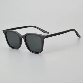 Висококачествени слънчеви очила с овална рамка с матова текстура За мъже и жени, слънчеви очила в ретро стил с антирефлексно покритие за шофиране, очила открито UV400