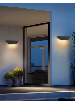 Външен стенен монтаж лампа водоустойчива лампа за коридора лестничный коридор циментов, с монтиран на стената лампа, вътрешен двор, балкон, коридор, външна лампа за измиване на стени