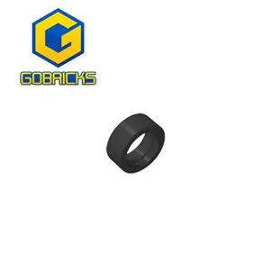 Гуми Gobricks GDS-1482 ниски тесни 14,58x6,24 - 15x6 mm спукани гуми, съвместими с детски играчки lego 4733, събират блок