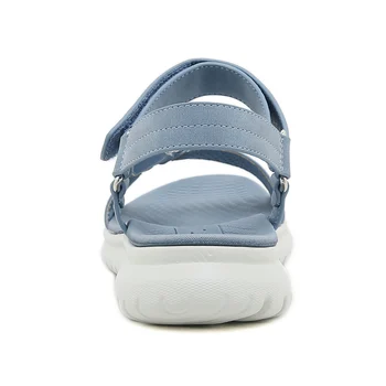 Дамски летни сандали SIKETU, Водоустойчив обувки на платформа с каишка на щиколотке, Удобни Ежедневни сандали в наклонено ток