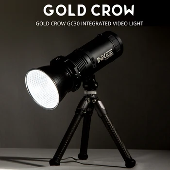 Двуцветен видеосвет INKEE GC30 Мощност 30 W, вграден led заполняющий лампа за фотография, водоустойчив за запис на видео на живо
