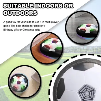Детска спортна играчка за помещения и на улицата, извисява футболна топка, играчка с led светкавица, Растящите футболен електронен балон, играчка за деца на рожден Ден