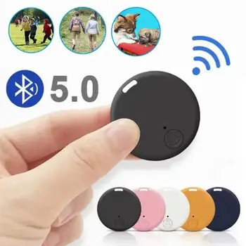 Джобно мини Bluetooth GPS устройство за проследяване с защита от загуба на домашни животни, gps тракер за котки, детски чантата си, IOS, Android, Интелигентна търсачка, Локатор
