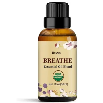 Дишай Blend Етерично масло за дифузьор - Ободряваща смес от етерични масла за обектите за ароматерапия дома и душата