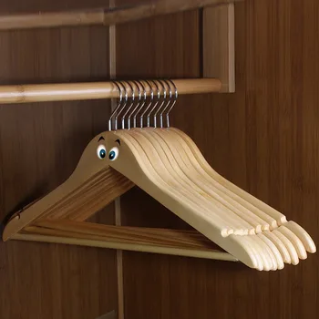 Дървена закачалка от масивна дървесина, за подкрепа на дрехи за дома, за окачване на дрехите, за окачване на женски дрехи, за окачване на противоскользящего гардероб