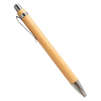 Дървена химикалка писалка за студенти, однотонная гел писалка, канцеларски материали