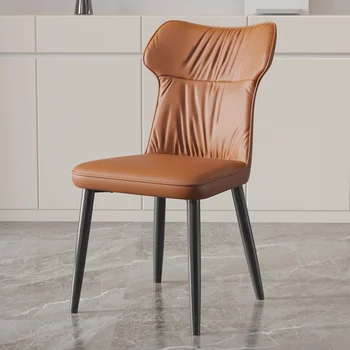 Европейски Метални Трапезни Столове Модерни Селски Дизайнерски Мобилни Трапезни Столове, Шезлонг Salle Manger Кухненски Мебели