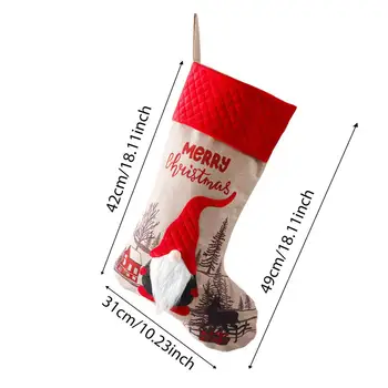 Елегантни празнични аксесоари, празнична и топло подаръчен пакет, тематичен подарък пакет Rudolph, Сладки коледни подаръци чорапи, приказно богат на функции