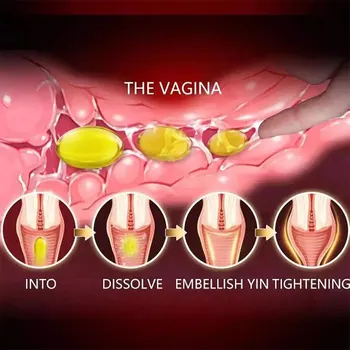 Жена таза гел за стягане на вагината Yin Дан За грижа за гинекологични гел Подхранва удоволствие на жените За усилване на сексуален оргазъм