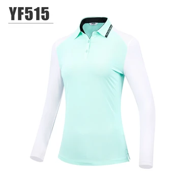 Жените риза PGM Golf с дълъг ръкав, Просто Модерна Спортна тениска-поло, Връхни дрехи за голф, Дамски YF515