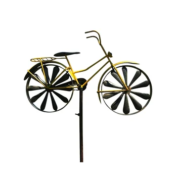 Жълт Велосипед Градински Фабрика, Украса за кола в ретро стил, Селски Жълто със стария