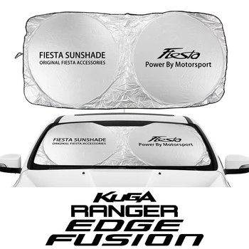 За Ford Fiesta и Fusion Kuga Ranger ST Taurus, сенника на предното стъкло на превозното средство, излязло от виолетови, Аксесоари за интериора на колата, декор