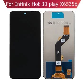 За Infinix Hot 30 Play X6535b Смяна на дисплей тъчпад Дигитайзер, резервни Части за ремонт на LCD екрана