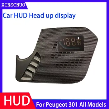 За Peugeot 301 Всички модели OBD Бордови компютър, авто HUD дисплей, екран за безопасно шофиране, проектор за измерване на скоростта OBD2