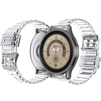 за Samsung Galaxy часовници 6/5/4 40 мм 44 мм силиконов каучук с пълно покритие корпус часа за Galaxy часовници 6/4 класически гривна