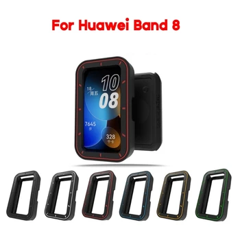 Защитен калъф от TPU за Huawei Band 8, устойчиво на надраскване рамка, Броня, устойчив на удари корпус