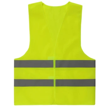 Защитна жилетка Жълто Универсален мрежест жилетка за жени и мъже, Инспектор, охрана на кръстопът, N84F
