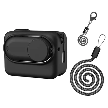 Защитна кутия, силиконов калъф за фотоапарат, защита от надраскване, защитна кутия за камера, мини чанта за съхранение на Insta360 GO3