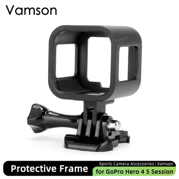 Защитна рамка Vamson за Gopro Hero 5 4 Session, калъф от алуминиева сплав за екшън камерата Gopro Hero 4 Session, аксесоари
