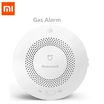 Интелигентна газова аларма Xiaomi Honeywell, система за защита от дим CH4, монтируемая на тавана и стената, приложение Mijia лесно се инсталира и работи