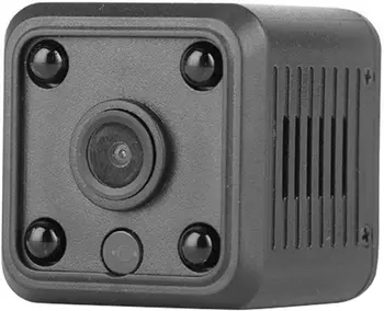 Интелигентна камера за сигурност от 5 теми - Компактен подключаемая камера за сигурност, видео с висока резолюция 1080P, Мини камера за дома и двора, карта памет TF, I